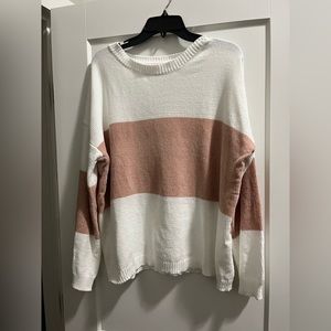 Pink lily sweater
